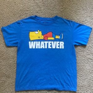 Kids Bart Simpson Whatever T-Shirt XXL 18 The Simpsons
